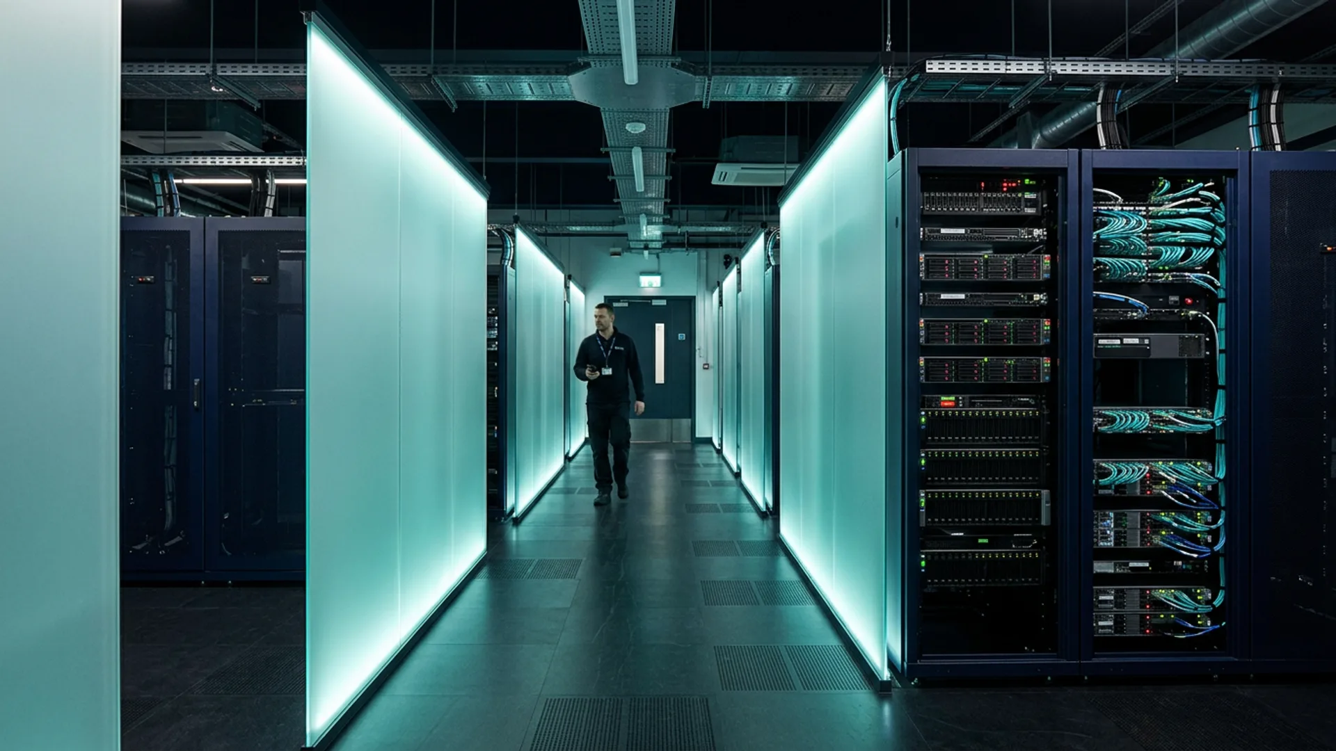 Frosted glass data centre