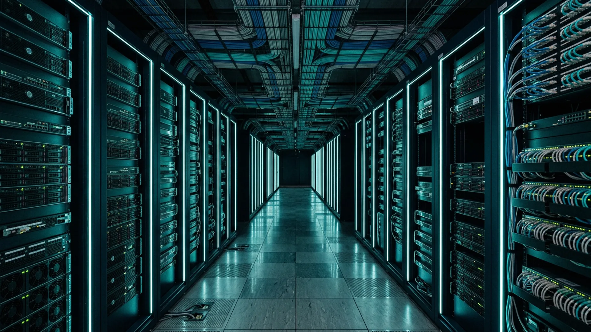 UK server corridor